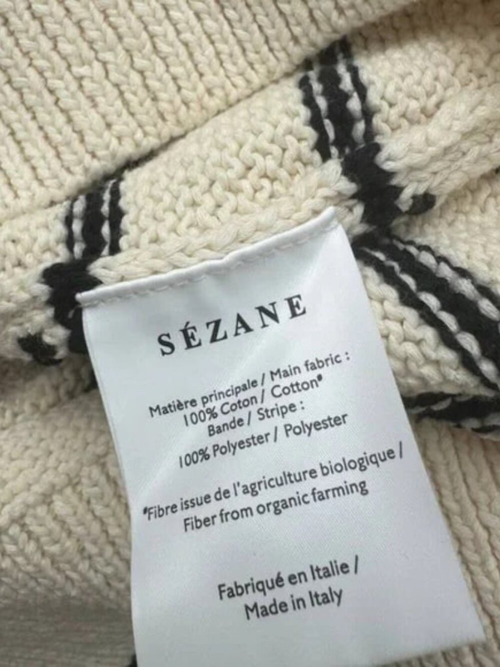 Sezane NWOT LÉONTINE JUMPER - Picture 3 of 8